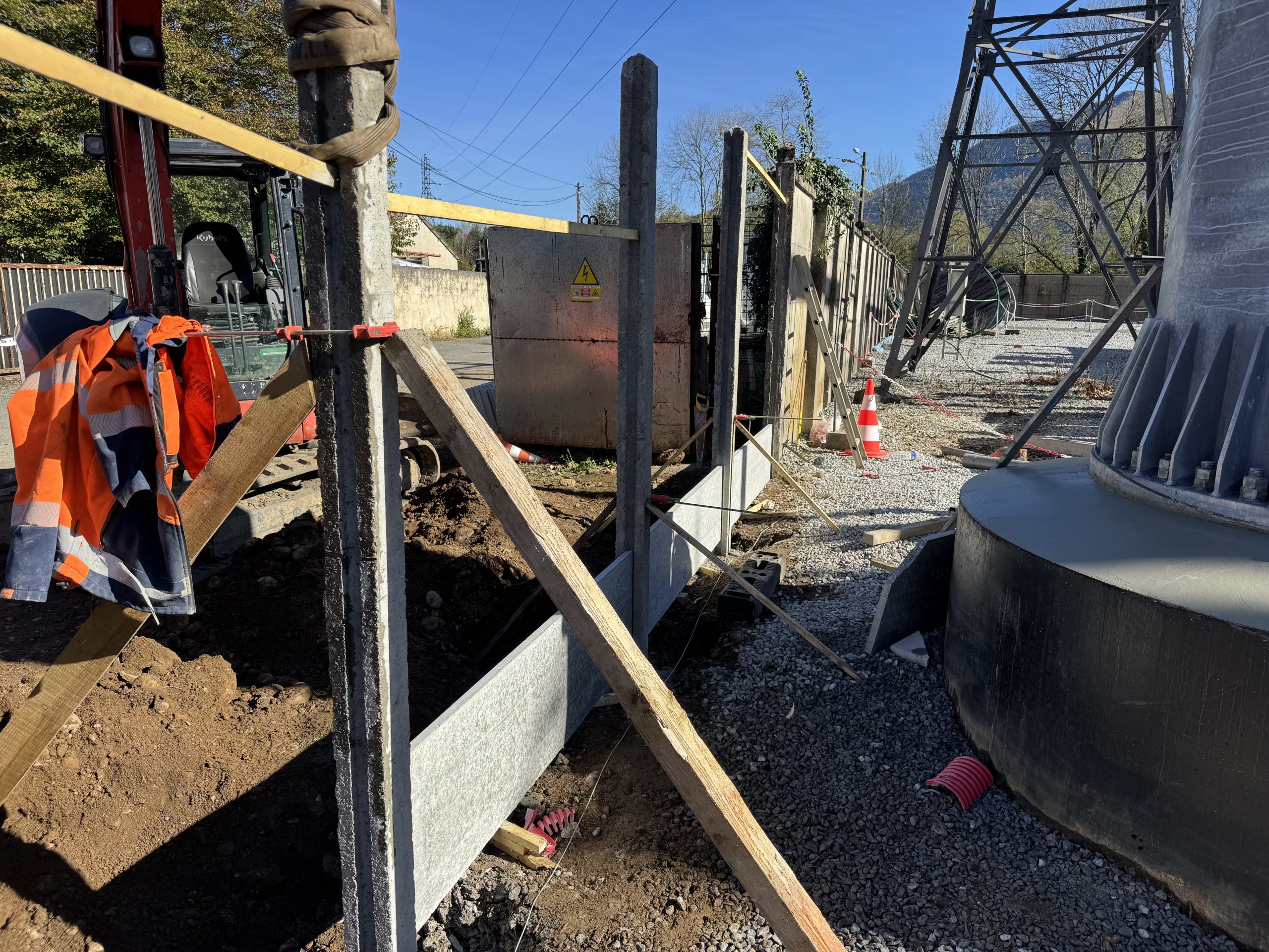 Chantier VRD – terrassement et préparation